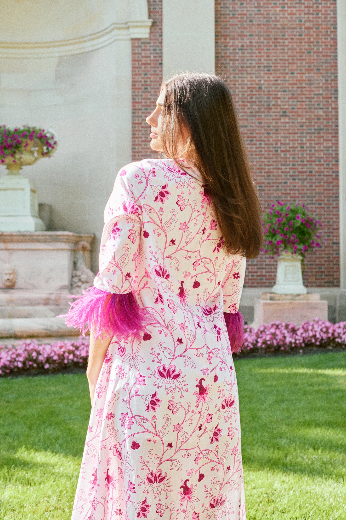 Dolly Feather Kaftan | Mulberry Chintz