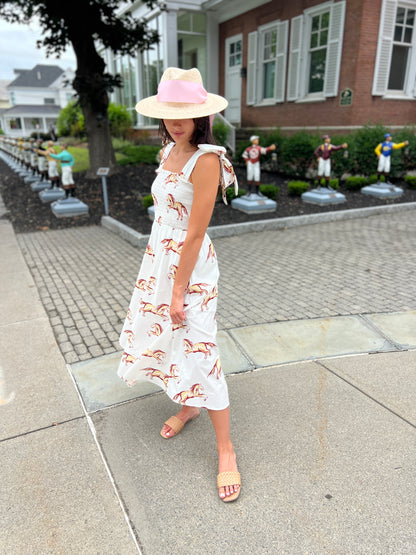 Emma Bow Maxi Dress | Horses