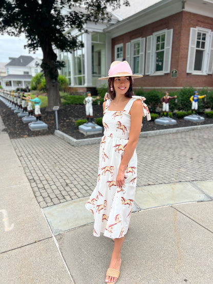 Emma Bow Maxi Dress | Horses